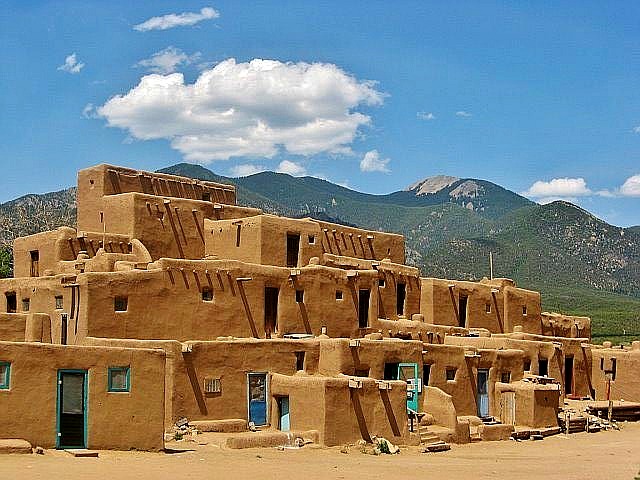 taos nm historic towns west