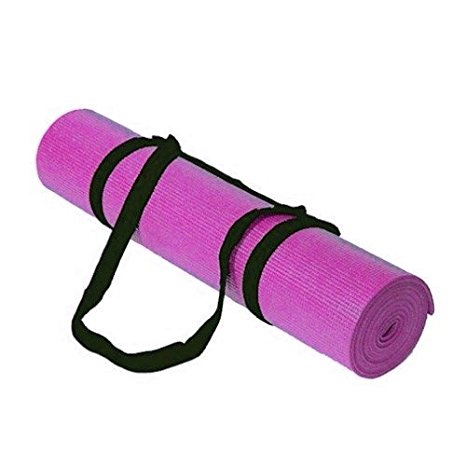 Kabalo Purple Non-Slip Yoga Mat with Carry Strap