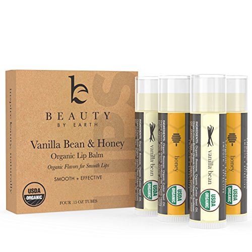 Beauty By Earth Vanilla Bean & Honey Organic Lip Balm