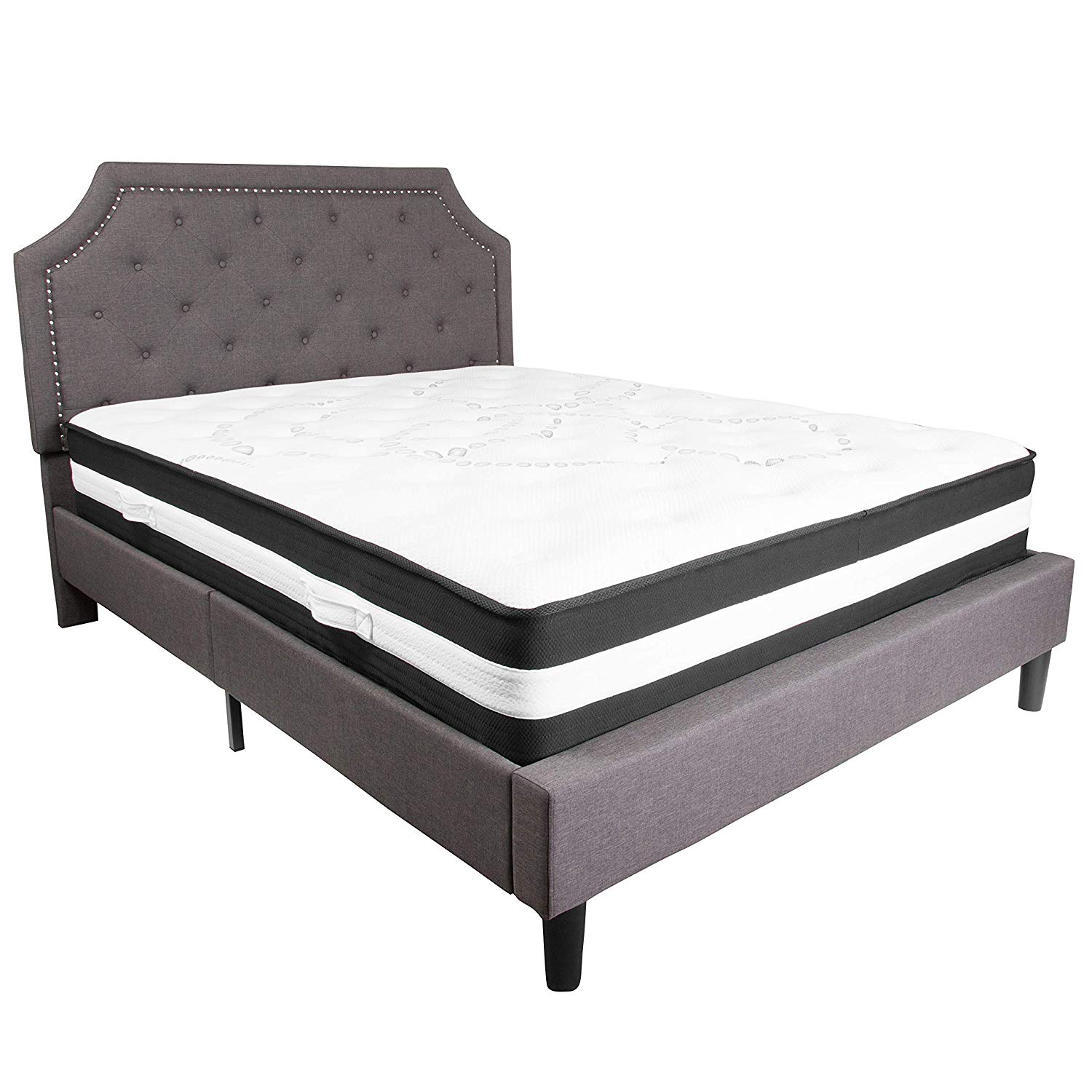 Flash Furniture Capri Comfortable Sleep 12 Inch Foam and Pocket Spring King Mattress Online