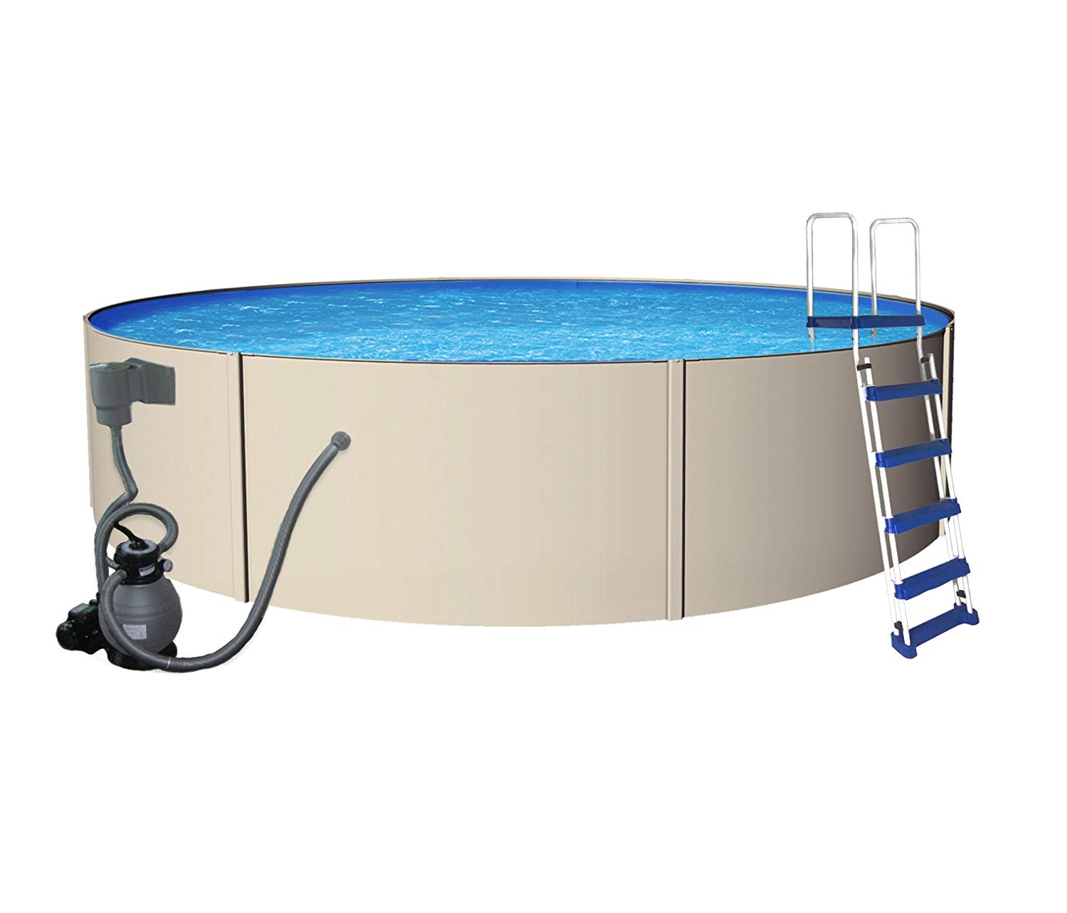 Blue Wave Rugged Steel 12-foot Round by 48-inch Deep Metal Sidewall Swimming Pool 