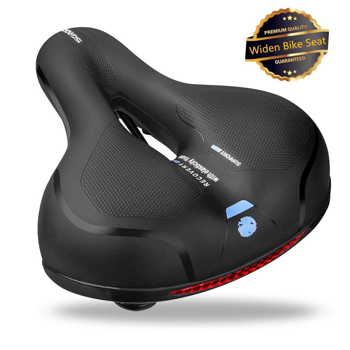 Most Comfortable Replacement Memory Foam Padded Bicycle Saddle VANGOGO Comfort Bike Seat for Men & Women Universal Fit for Mountain and Road Bikes 