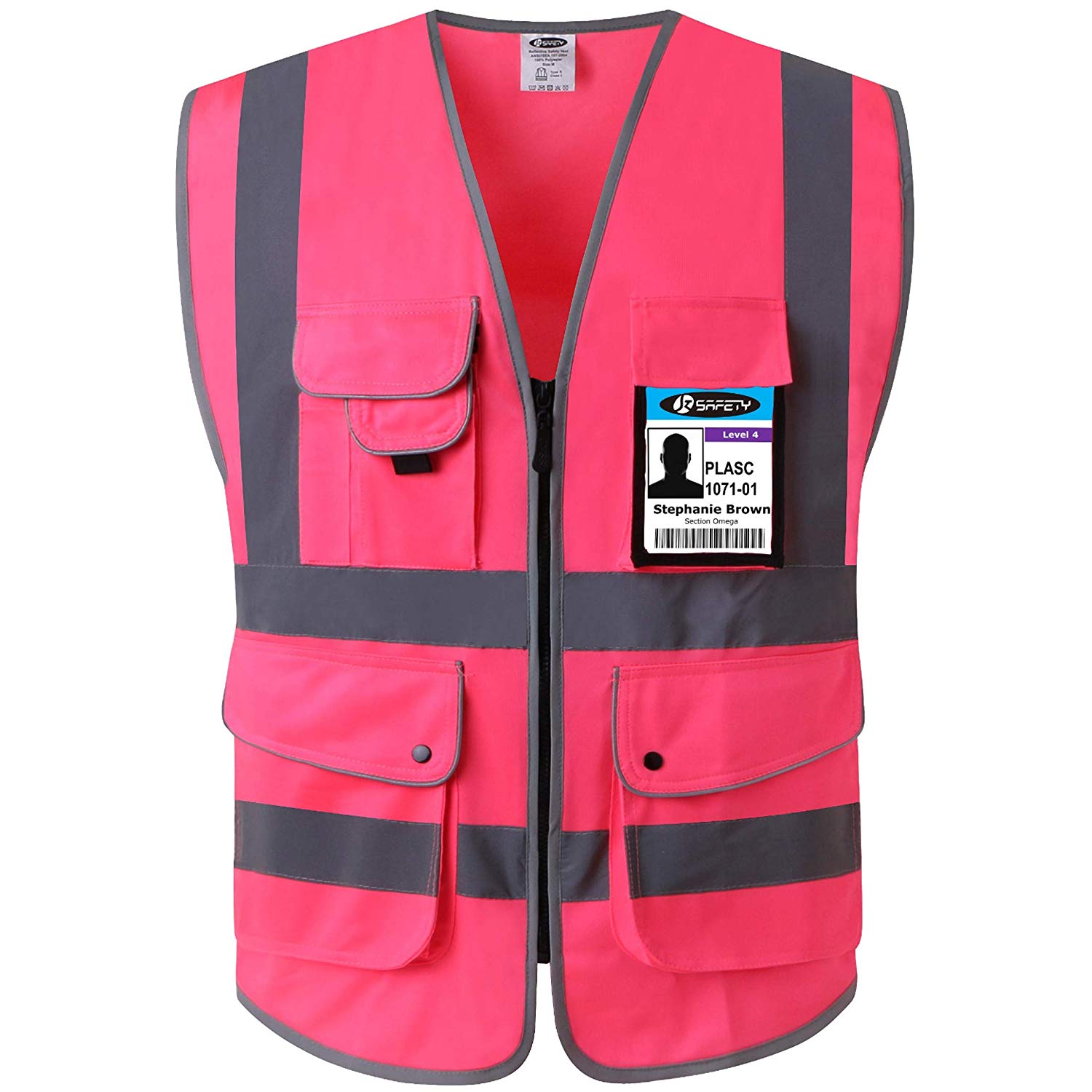 JKSafety Class 2 Reflective Safety Vest for Women 