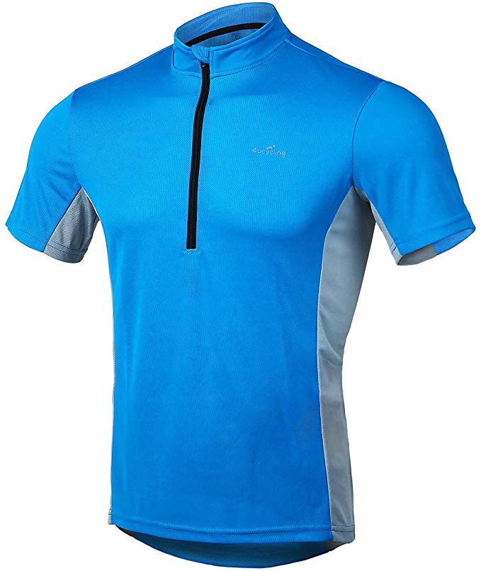 4ucycling Short-sleeve Quick-dry Men's Cycling Jersey