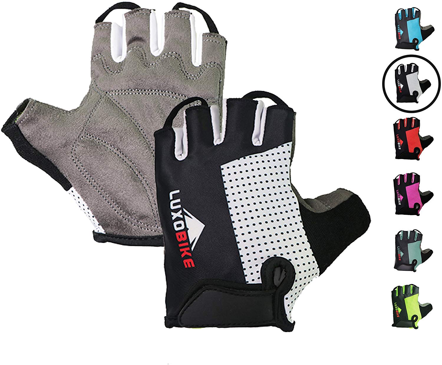 LuxoBike Padded Men's Cycling Gloves