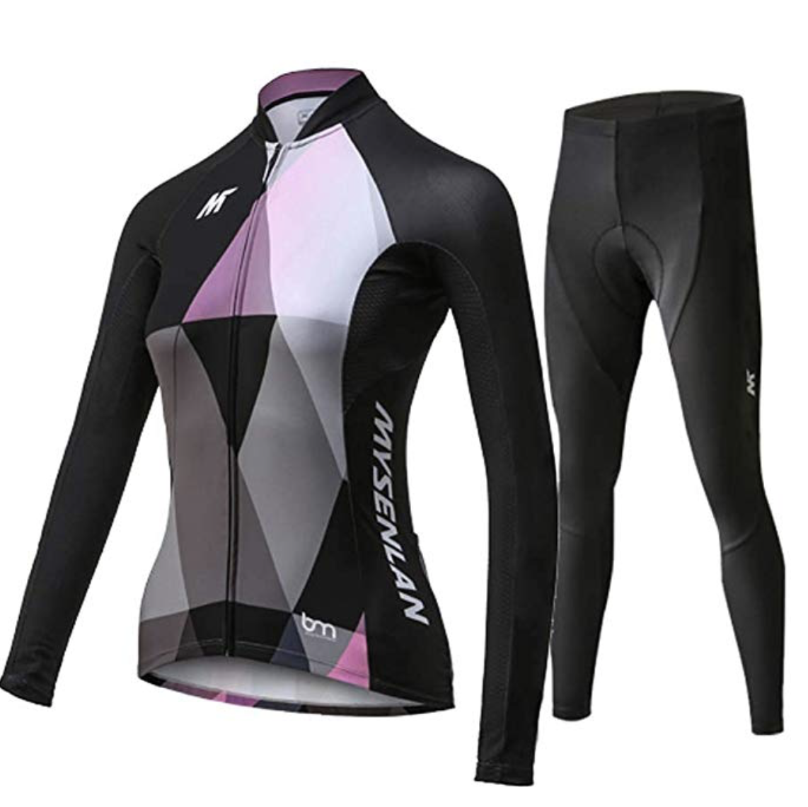 Mysenlan Women's Cycling Jersey Long Sleeve Set