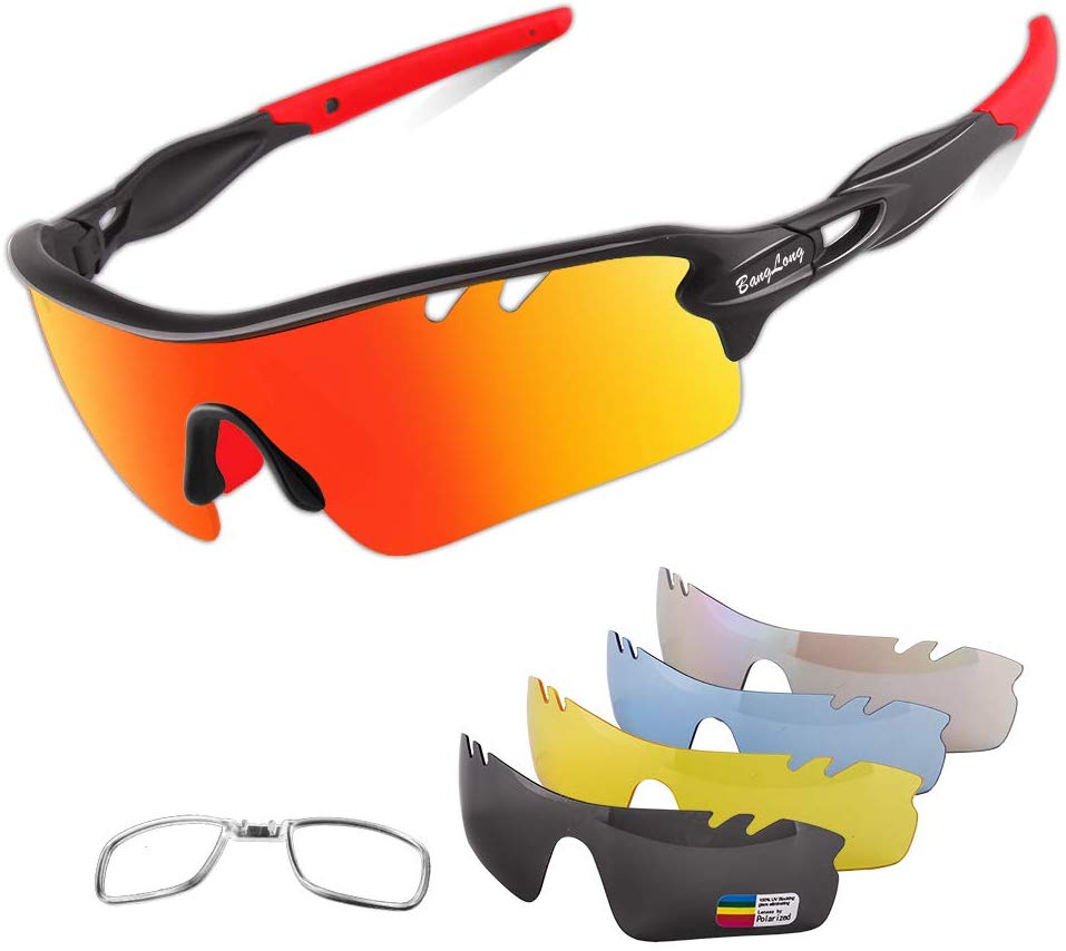 BangLong Polarized Mens Cycling Sunglasses