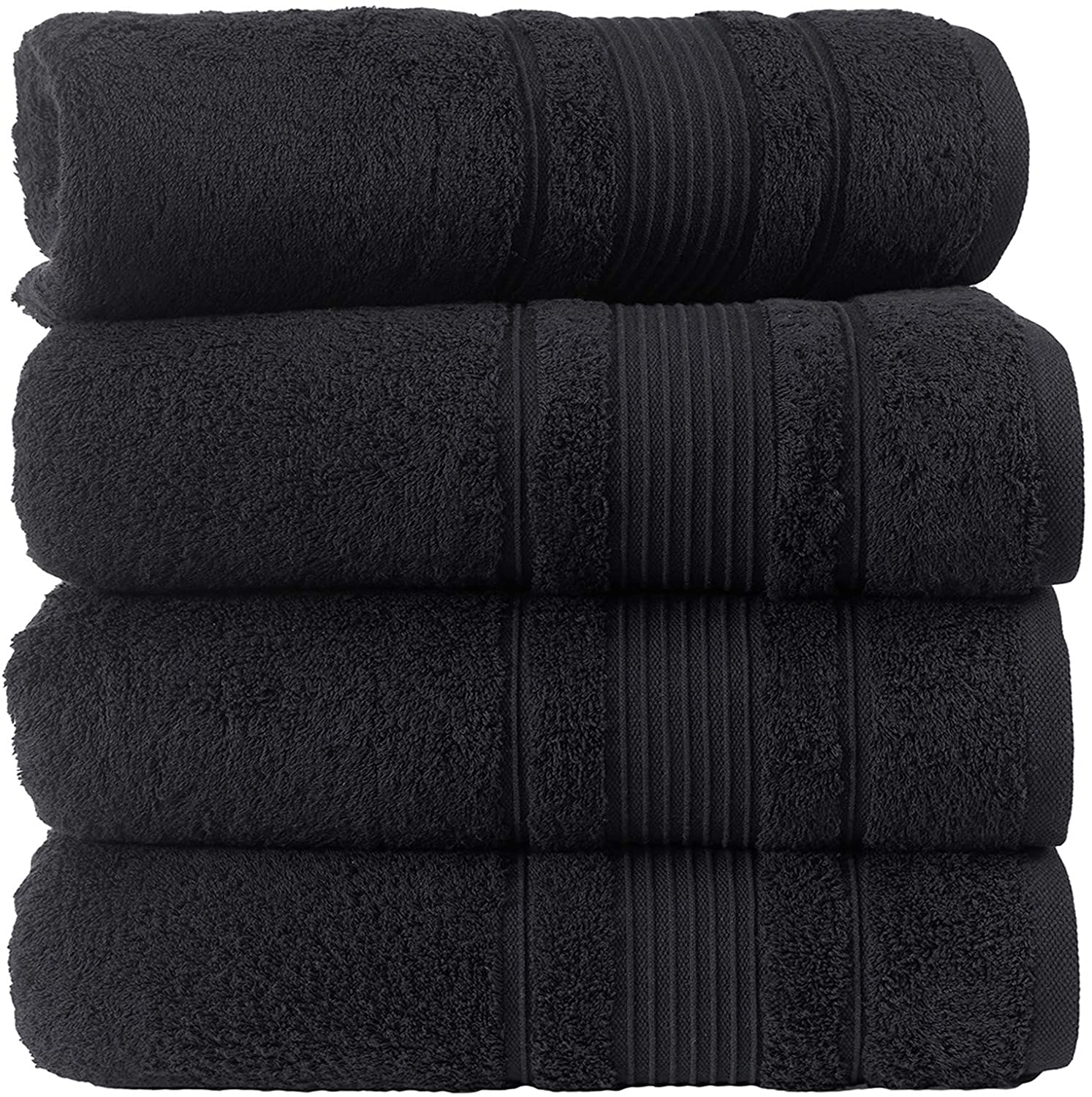 Qute Home 100 Percent Turkish Cotton Bath Towels