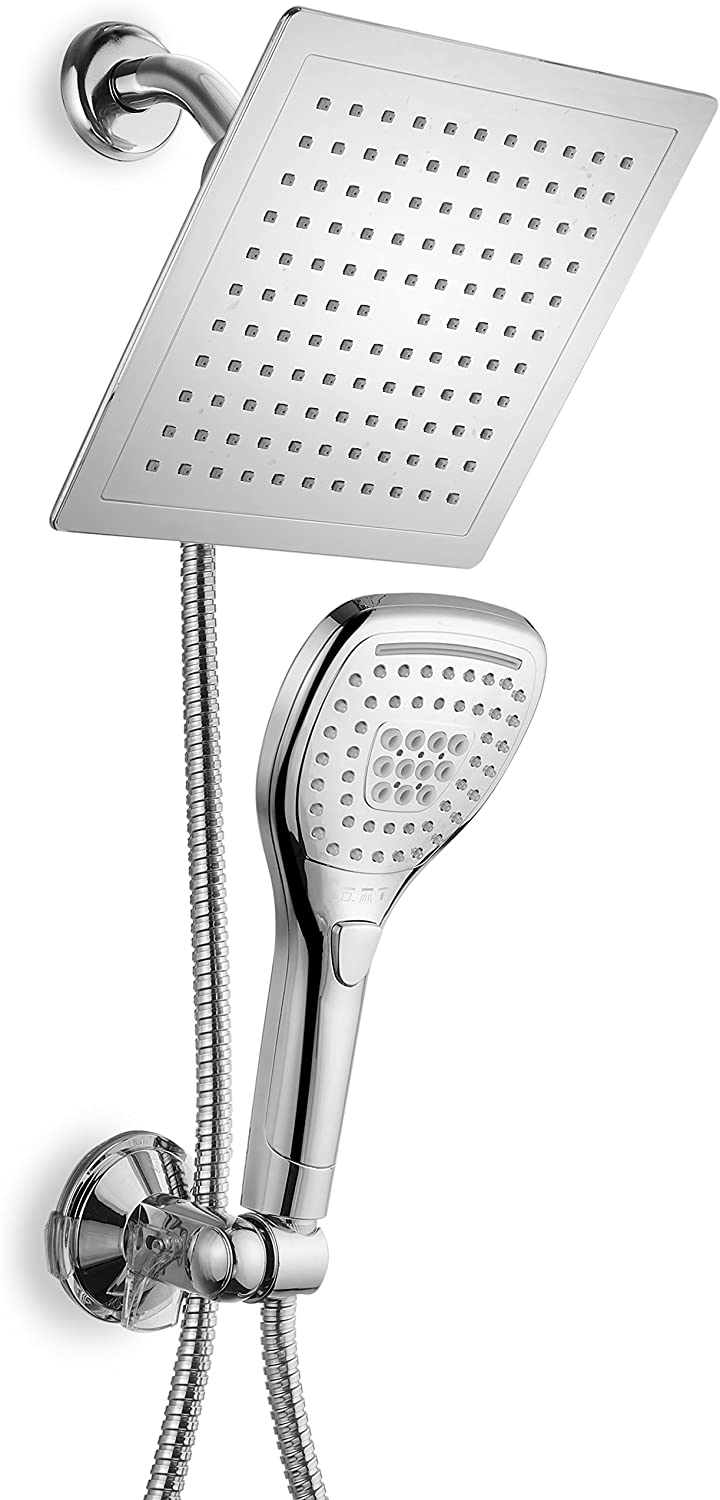 Hydroluxe Handheld Shower Head & Rain Shower Combo