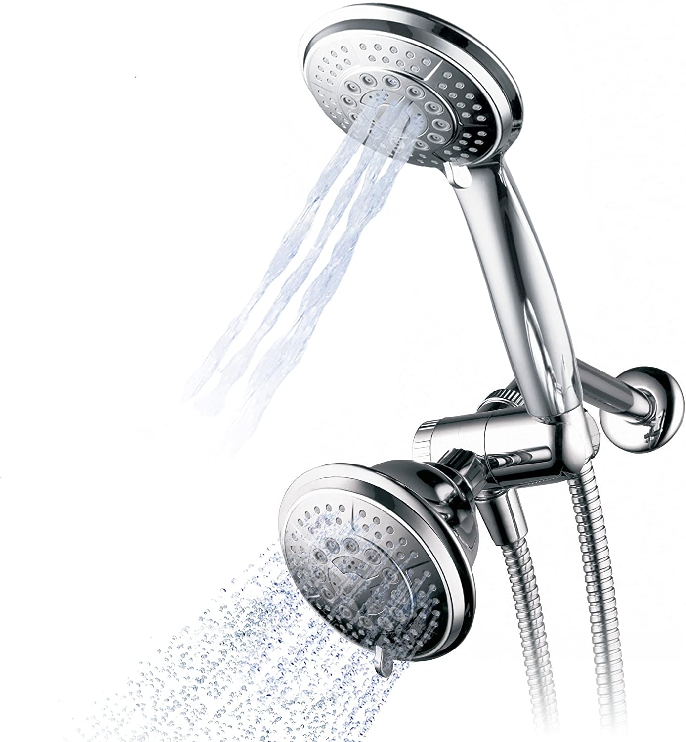 Hydroluxe Handheld Shower Head & Rain Shower Combo